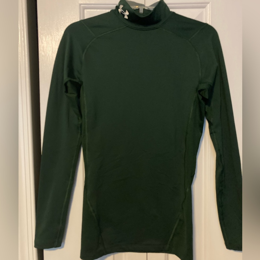 Men’s Under Armour ColdGear Compression Shirt - Size Medium - Hunter Green
